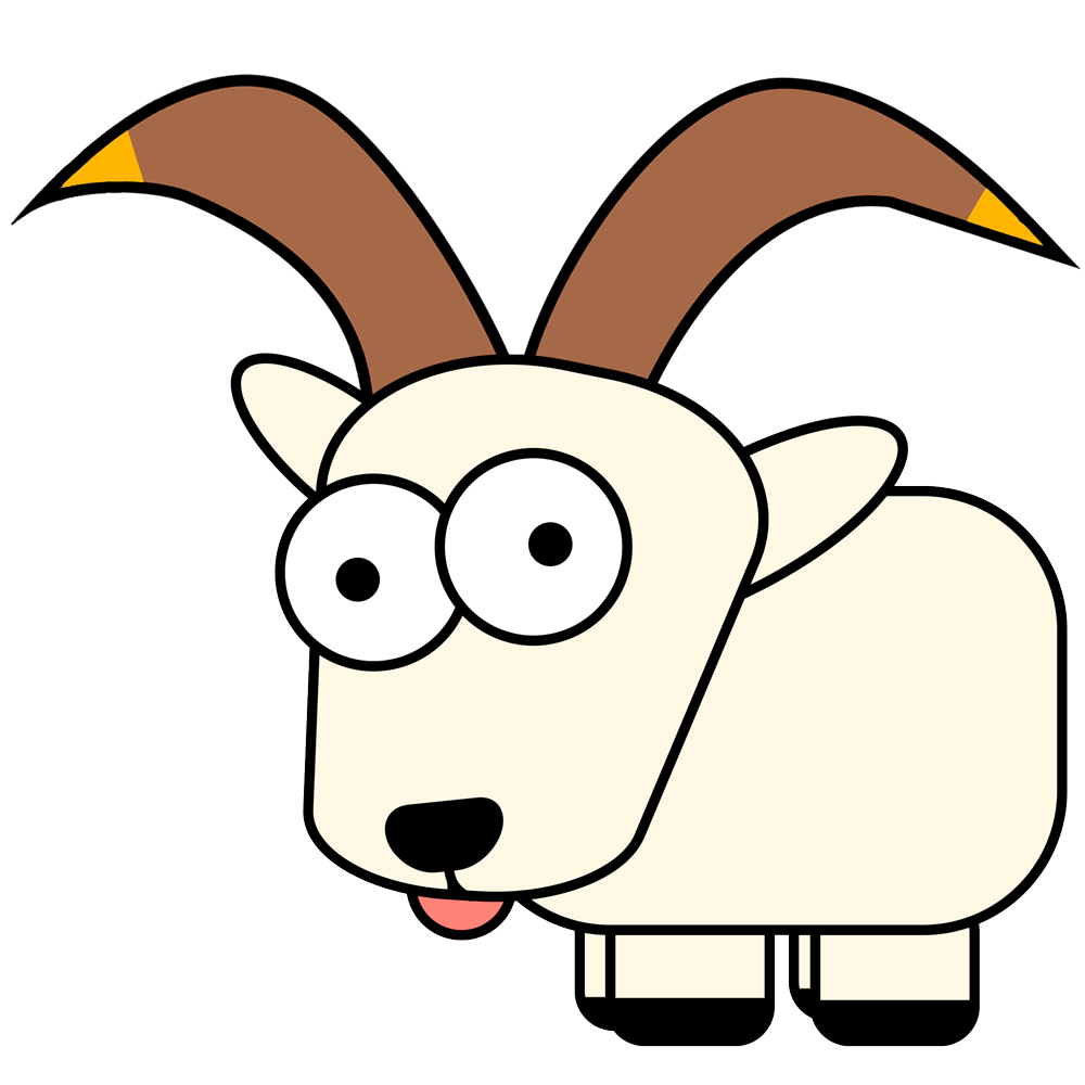Curious Goat mascot